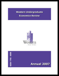 Western Undergraduate Economics Review 2007